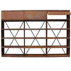 Rangement Bois OFYR Corten 300 X 45 X 216 Cm