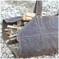 Sac à Bûches Alaskan Lumberjack Gris Anthracite -Pas Cher Barbecue & Brasero Magasin sac a buches alaskan lumberjack gris anthracite 2