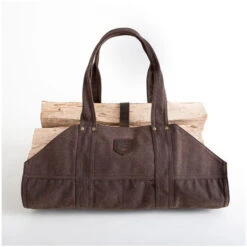 Sac à Bûches Alaskan Lumberjack Marron -Pas Cher Barbecue & Brasero Magasin sac a buches alaskan lumberjack marron 1