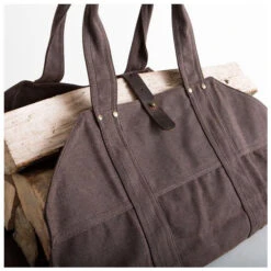 Sac à Bûches Alaskan Lumberjack Marron -Pas Cher Barbecue & Brasero Magasin sac a buches alaskan lumberjack marron 2