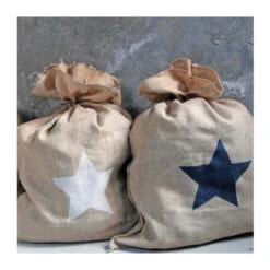 Sac à Bûches En Jute Motif étoile Anthracite -Pas Cher Barbecue & Brasero Magasin sac a buches esprit en jute etoile anthracite 75x100 3