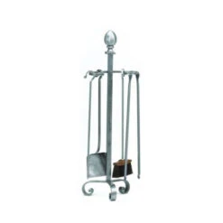 Serviteur Cheminée Classique épée Tête Ogive 4 Ustensiles