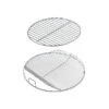Set Grille De Cuisson Articulée Et Grille Foyère Pour Barbecue Weber 47 Cm