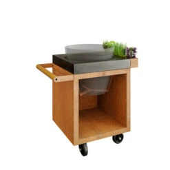 Table OFYR Pro 65 Corten / Béton Pour Big Green Egg