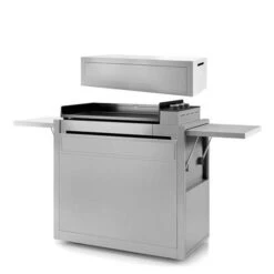 Ensemble Plancha Gaz Forge Adour Premium G75 Inox Sur Chariot + Capot -Pas Cher Barbecue & Brasero Magasin trio fa plancha chariot capot n2 premium g 75 i chariotcapot 2