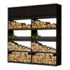 Rangement Bois OFYR Black 200 X 45 X 216 Cm